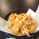 あらやま - 川海老の天ぷら　塩との相性抜群