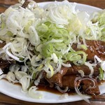 いづみ亭 - レバタレ　ねぎ増し