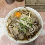 南天 本店 - 肉そば+生たまご