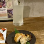 川越 蔵ふと - かきとホタテの燻製オイル漬け盛り合せ（少なめ）