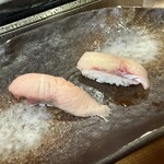 鮨処藤 - ⒎ほうぼう ⒏ぶり
