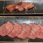 焼肉ハウス大将軍 - 和牛カルビ、上タン塩