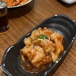 炭火焼肉 牛和鹿 - 上ミノ　今までの人生のナンバーワンぐらいうまかった上ミノ