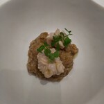 エチョラ - タラの白子と焼きナス、こんなに美味しいタラの白子は初めて、この日のベスト！