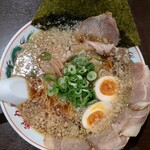 ラーメン魁力屋 - 料理写真:京都背脂醤油全部のせ大盛＠1254円