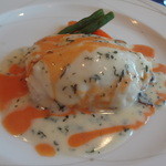 カジュアルフレンチ アミューズ - 2014/9　白身魚とムースの白ワイン蒸し