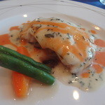 カジュアルフレンチ アミューズ - 2014/9　白身魚とムースの白ワイン蒸し