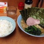 らー麺 家道 - ラーメン並+どか海苔+ライス