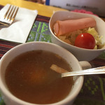 Karen - ミニサラダとスープ