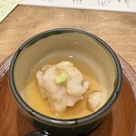 とく山 - カマスと百合根の蕪蒸し