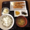 もつ煮ショップ - 料理写真:えびフライ定食。¥600(税込)