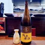 ふぐと鉄板焼 がぶ飲み酒場 - 本越後 純米原酒 (新潟県)