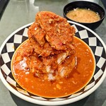 ダル食堂 堂島地下街店 - マウンテンカツカリー チキン M(並)