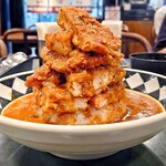 ダル食堂 堂島地下街店 - マウンテンカツカリー チキン M(並)