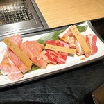 ひとり焼肉一 - 鶏もも・ハラミ・豚バラ