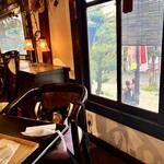 珈琲専門店 風見鶏 - 2階からの参道の眺め