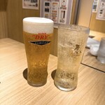 ひとり焼肉一 - 生ビール＆ハイボール