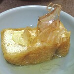 味覚天国 たまや - 栃尾の油あげ（揚げだし風）（取り分けました）