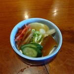 川魚料理 魚庄 - お新香
