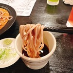 萩屋本家 - 蕎麦のアップです