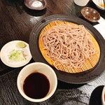 萩屋本家 - 締めのざる蕎麦です