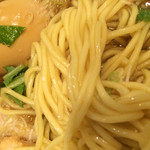 新橋 纏 - 特製平子煮干しそばの麺