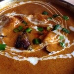 Indian Restaurant D SAGARMATHA - 20141113  サガルマータ ★日替わりカレーセット（チキンとナス） （激辛）（700円）★ チキンとナス