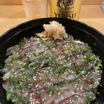 与一 - アジのりゅうきゅう丼