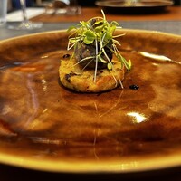 リストランテレナータ - 小前菜　　蓮根をすりねっとりした味わい