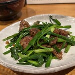 ここのつ 2号店 - レバにら炒め半分