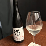 銀座鳥真 - 日本酒　作　恵乃智　純米吟醸　三重県