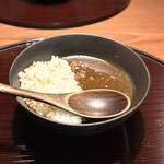 銀座鳥真 - 〆のカレー