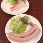 ビアベリー - イベリコ豚ソーセージ(880円)