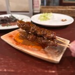 ビアベリー - スパイシーハラミ串(660円×2)