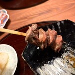 銀座鳥真 - 串焼き　砂肝