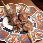 銀座鳥真 - 串焼き　砂肝