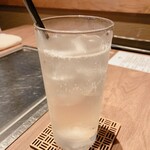 くずし鉄板 あばぐら - 俺のエルダーフラワースパークリング