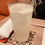 くずし鉄板 あばぐら - 息子のヘベスサワー