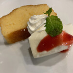 カフェ エ ビストロ ボンヌ シェール - パンナコッタ&パウンドケーキ♪