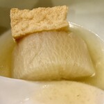 宵ノねこ - おでん…大根、厚揚げ