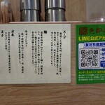 中華そば 色即是空 - こだわり・LINE@