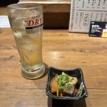 炉端焼き酒場　一心 - お通しあります。