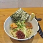 らーめん かねかつ - 秋鮭のまぜそば全景=(^.^)=