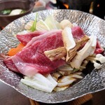 ささやま玉水 - 神戸牛松茸すき焼き&焼き松茸付き松茸づくし御膳