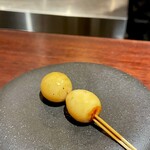 鶏匠 膳 - 半熟うずら