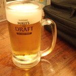 さむらい - 生ビール（中）　450円