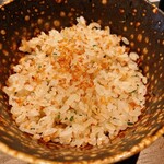 くずし鉄板 あばぐら - パラパラガーリックライス