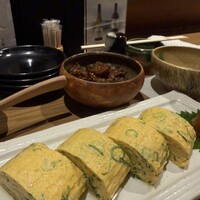 旬活和食 ままや - 九条ネギだし巻き卵（1300円）