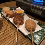 串揚げ とろろ鍋 華金 - 