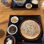 吾亦紅 - ざるそば定食/冷1200円、とろろそば定食/温1300円